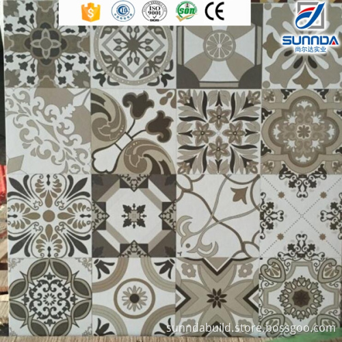 China foshan industrial 600x600mm high quality flower porcelain floor tiles with test report